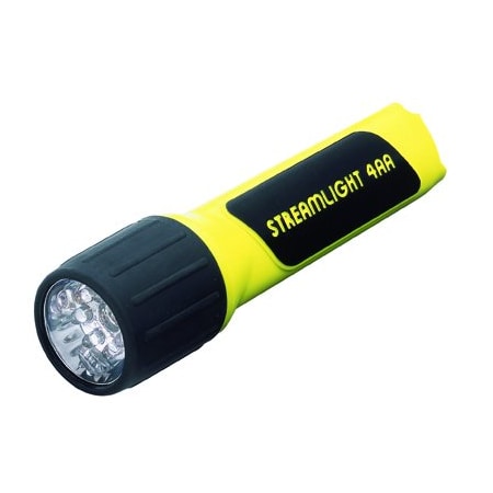 Streamlight 4AA LED W/WHITE LEDS W/OUT BATTRIES-YELL SR68200